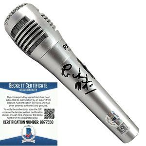 Ricky Morton WWE Wrestling Signed Microphone Mic BAS Beckett Proof Autographed